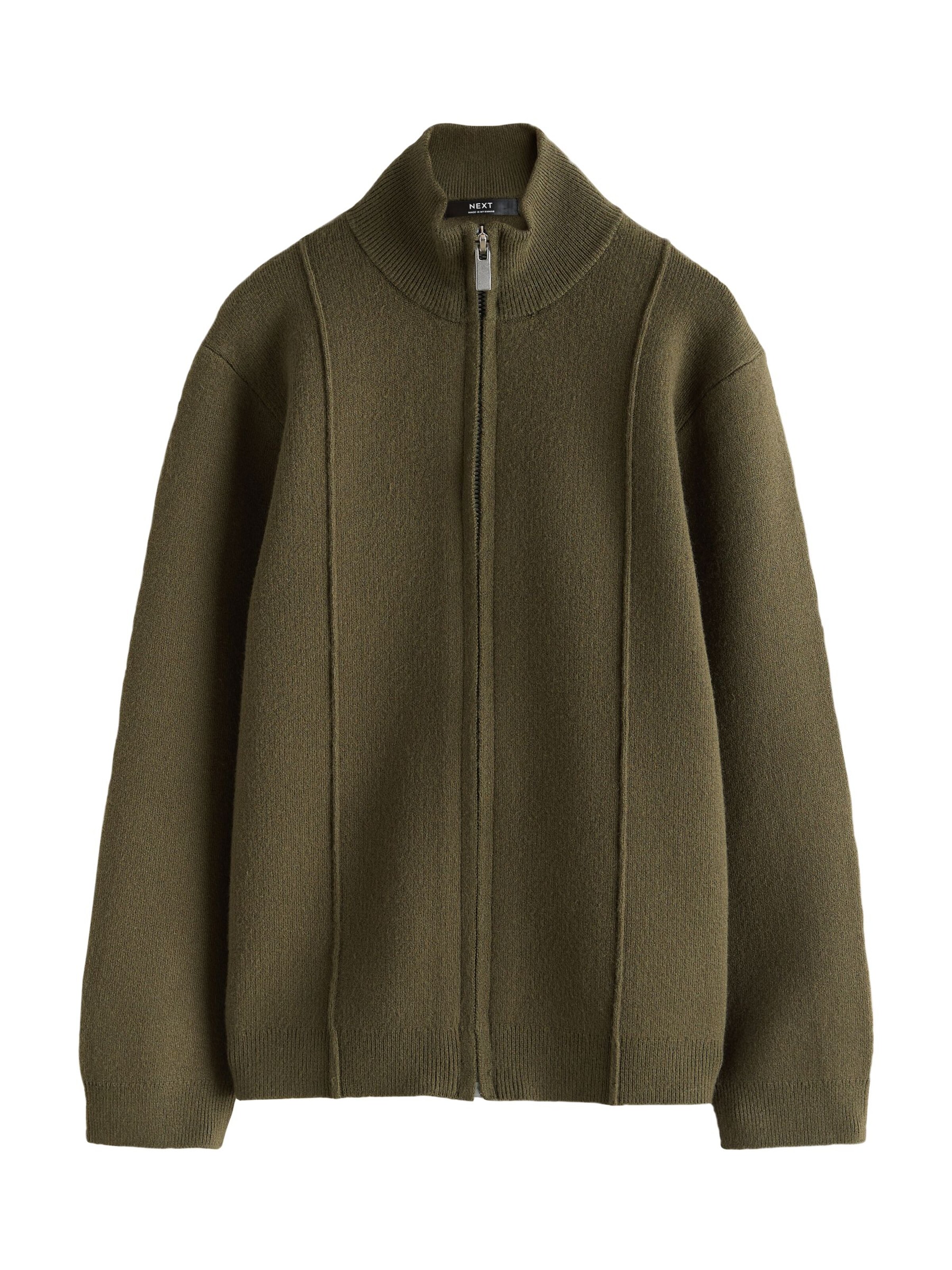 Next Strickjacke in Grün: Vorderseite