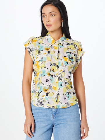 s.Oliver Blouse in Wit: voorkant