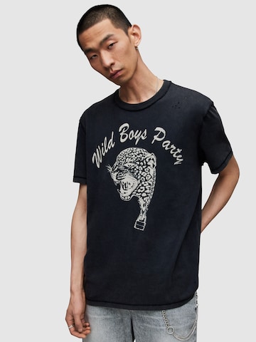 juoda AllSaints Marškinėliai 'WILD BOYS': priekis
