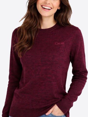 Cocain Underwear Sweater in Red