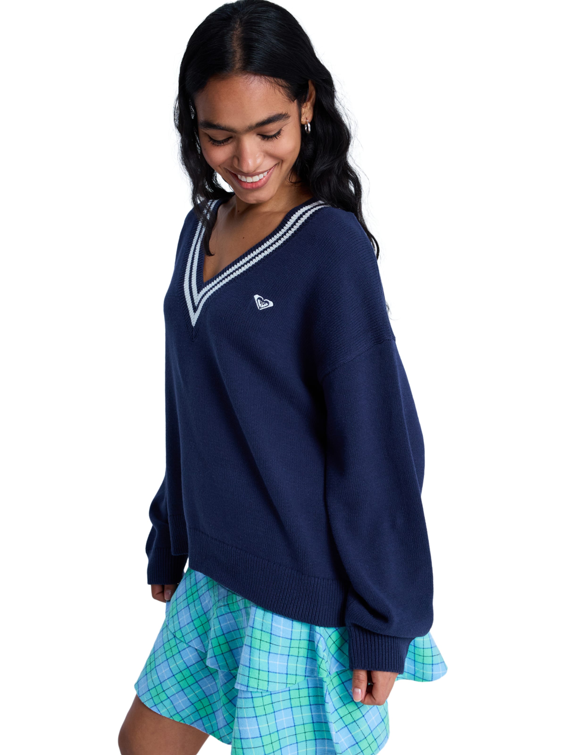 ROXY Pullover 'Surf School' in Blau