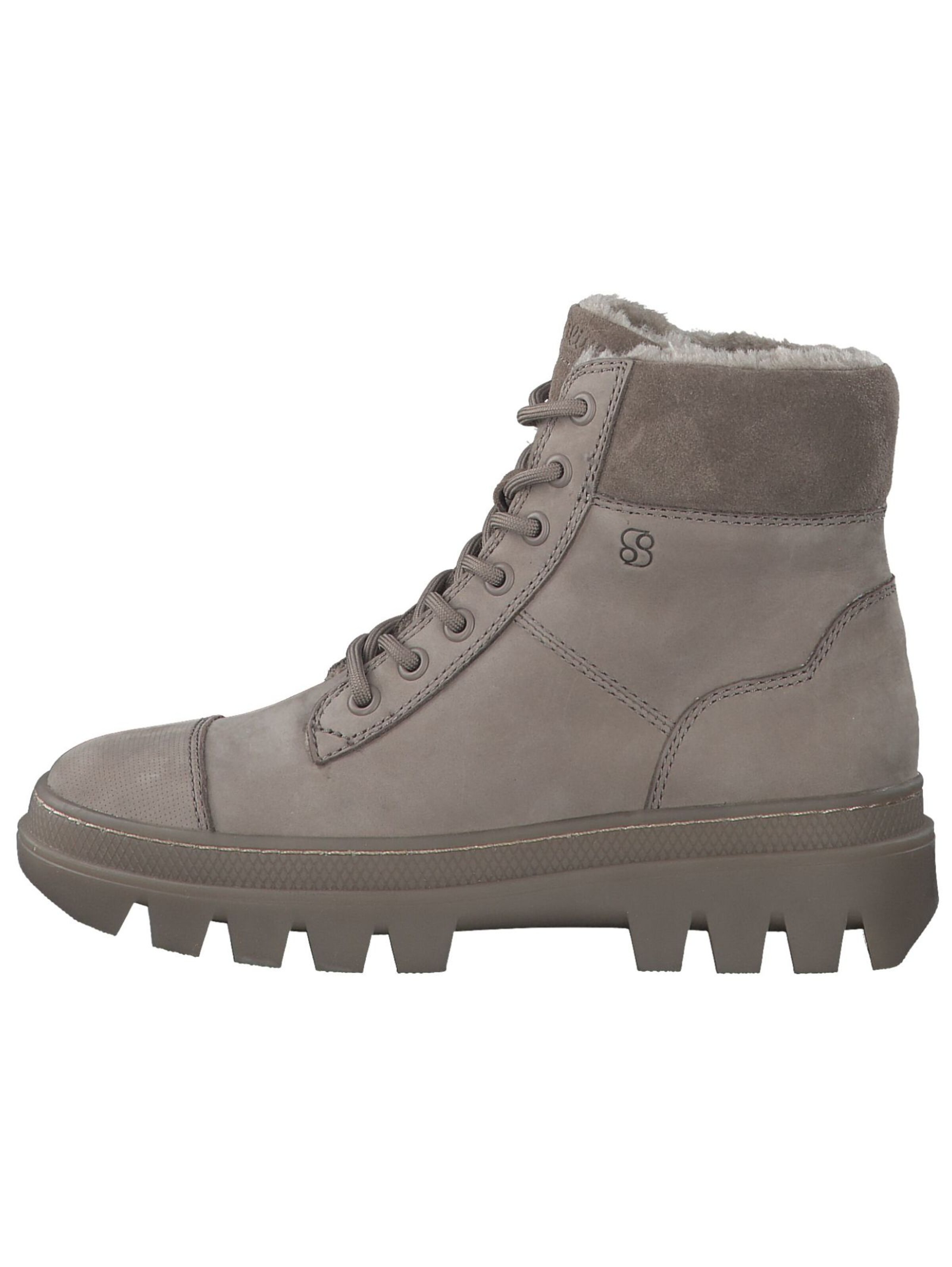 s.Oliver Lace-up bootie in Grey