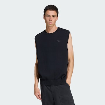 ADIDAS ORIGINALS Spencer 'Essentials' in Zwart: voorkant