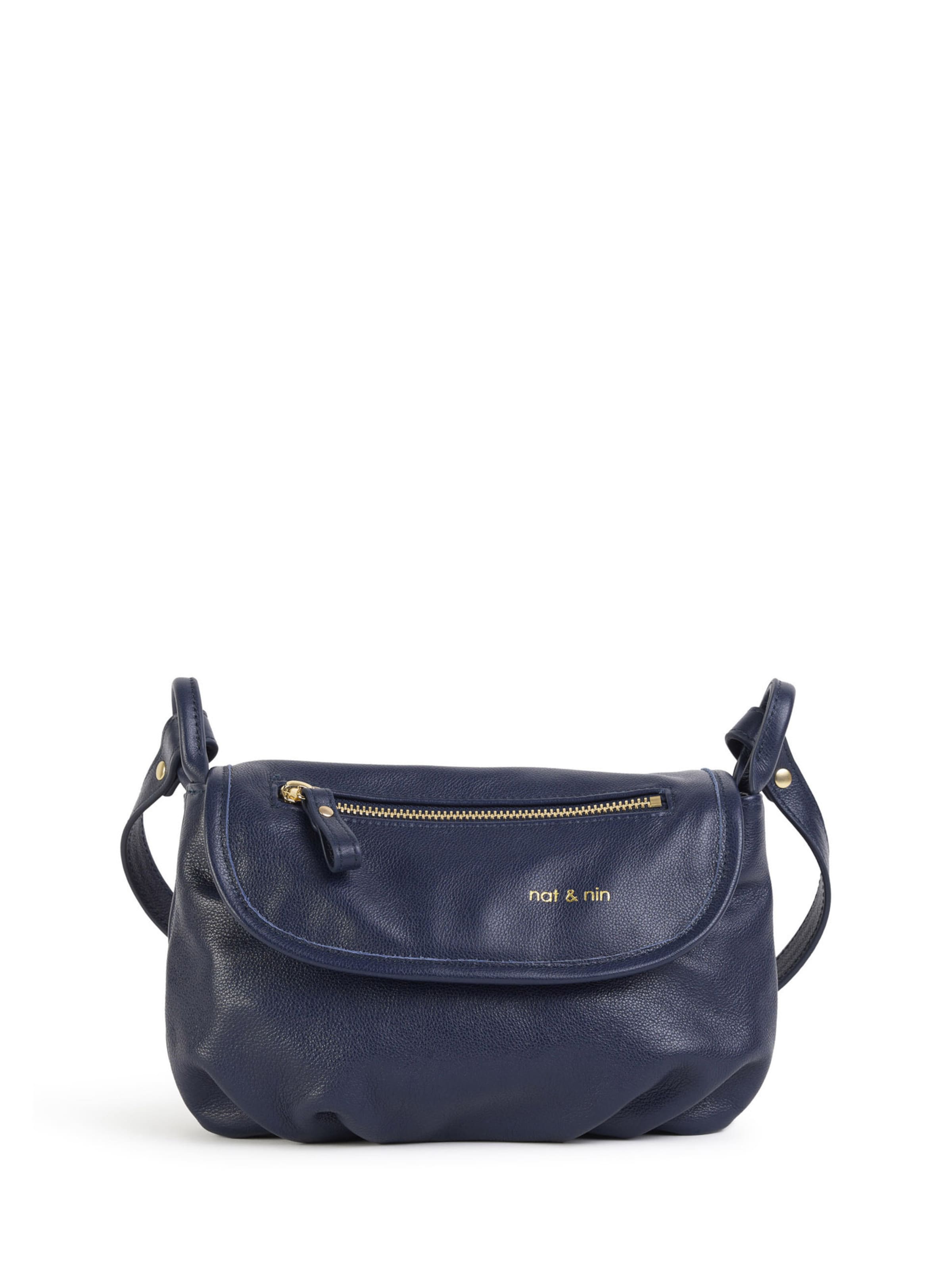Nat&Nin Taška přes rameno 'JENNY' – modrá: přední strana