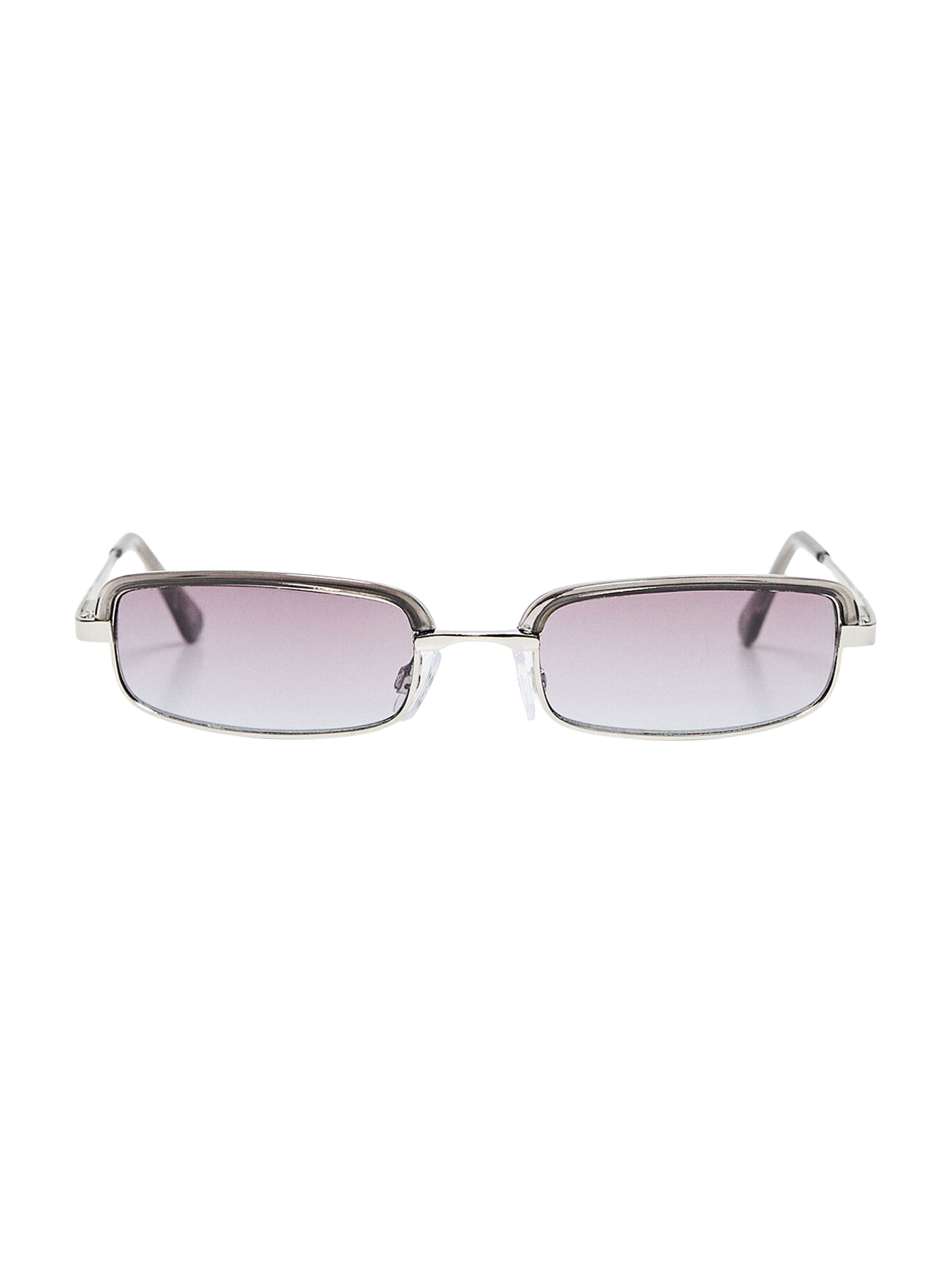 Bershka Lunettes de soleil en gris clair, Vue avec produit