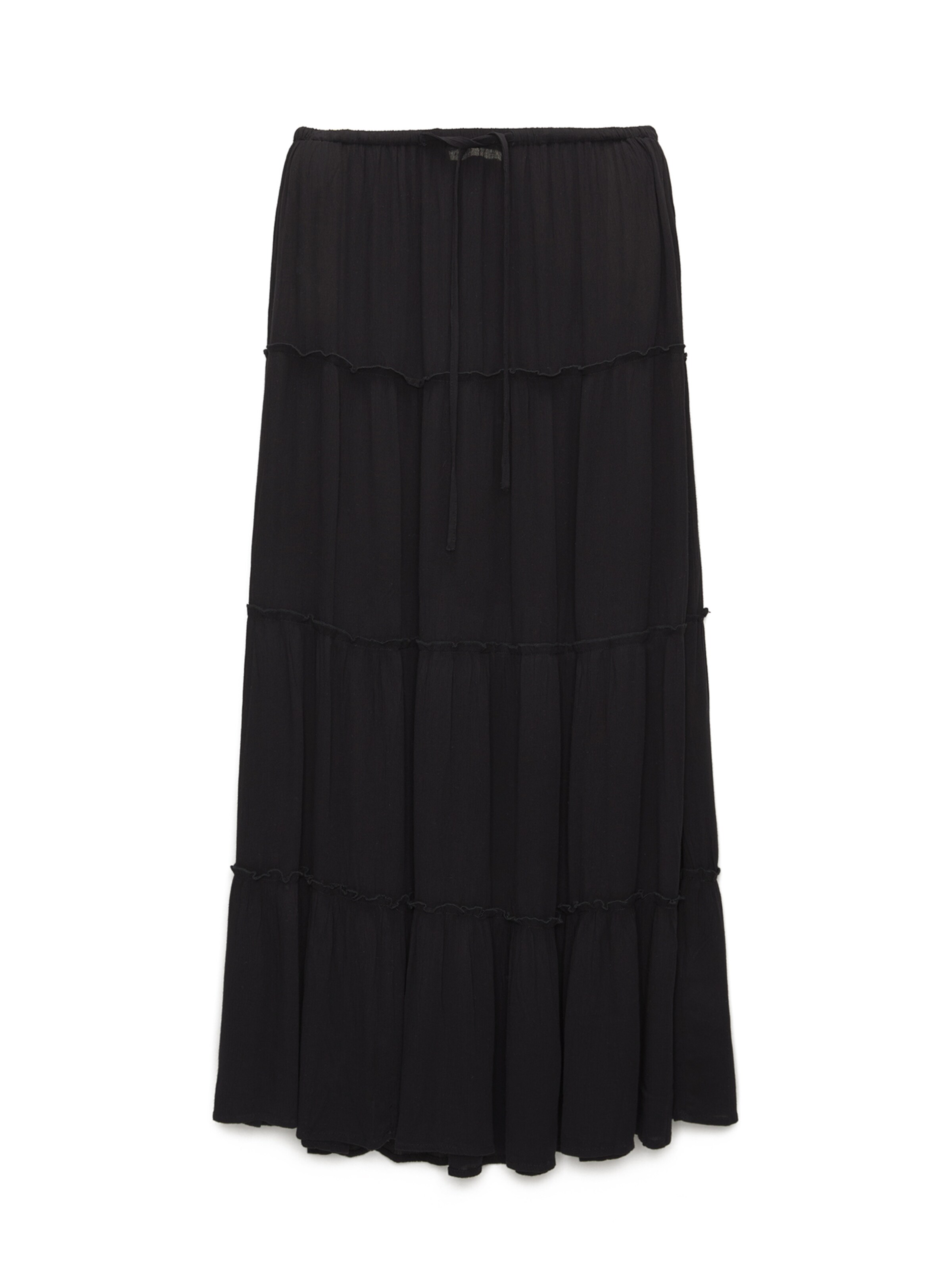 Pull&Bear Spódnica w kolorze czarny: przód