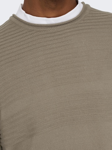 Only & Sons - Jersey 'Blade' en beige