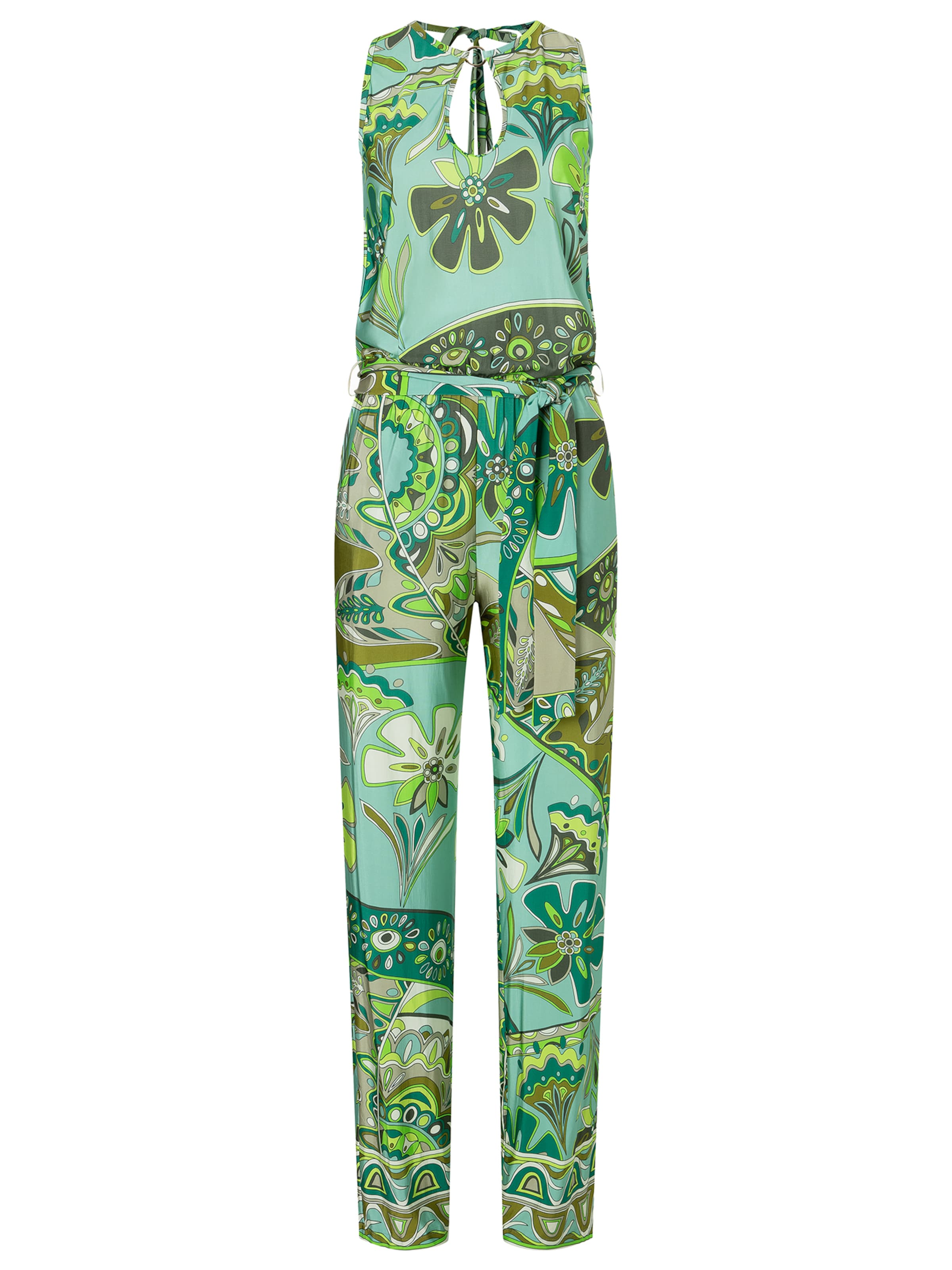 Ana Alcazar Jumpsuit 'Zimea' in Groen: voorkant