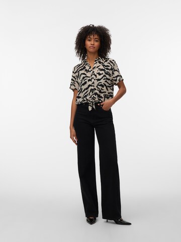 VERO MODA Bluse in Grau