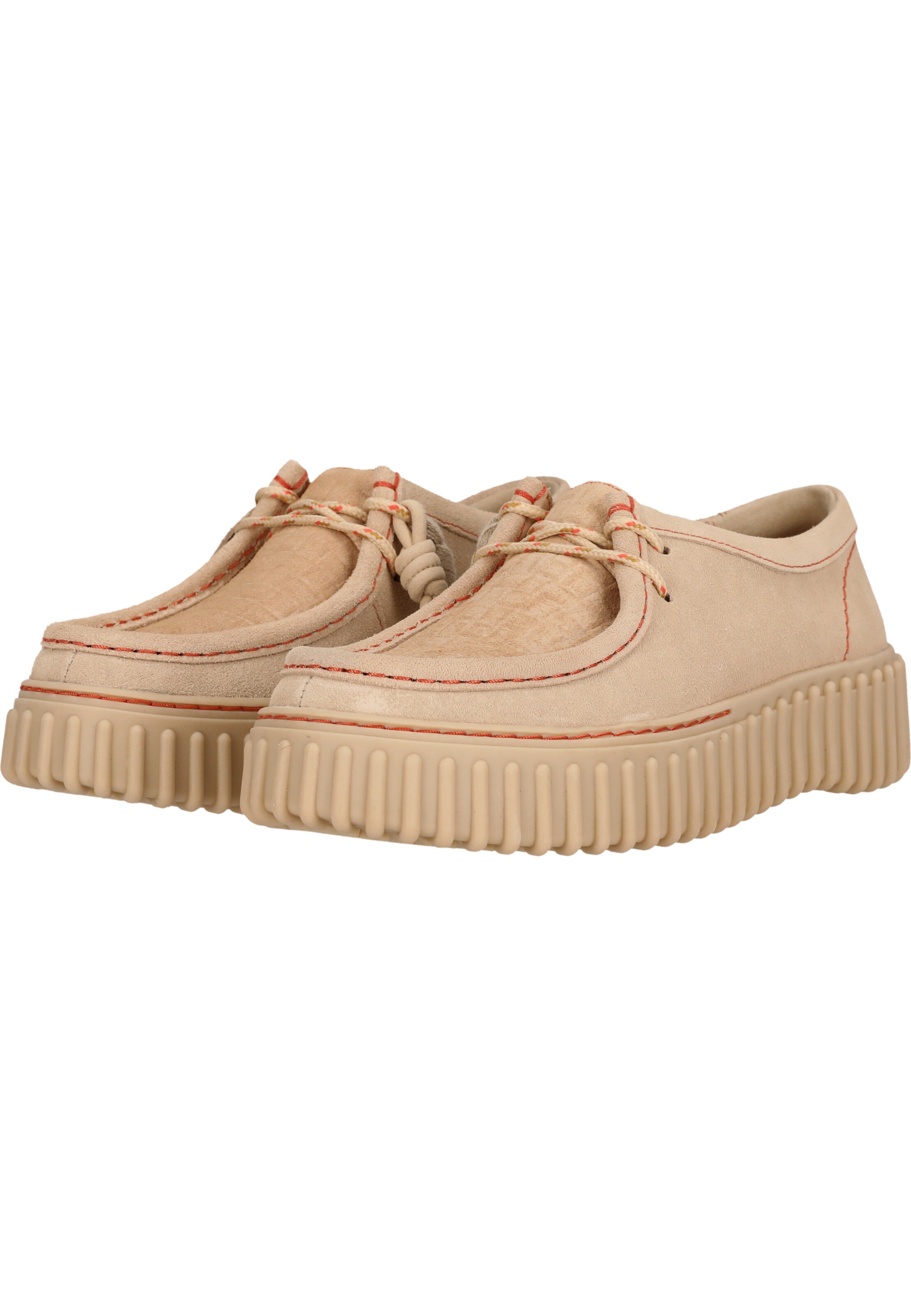 CLARKS Lace-up shoe 'Torhill Bee' in Beige