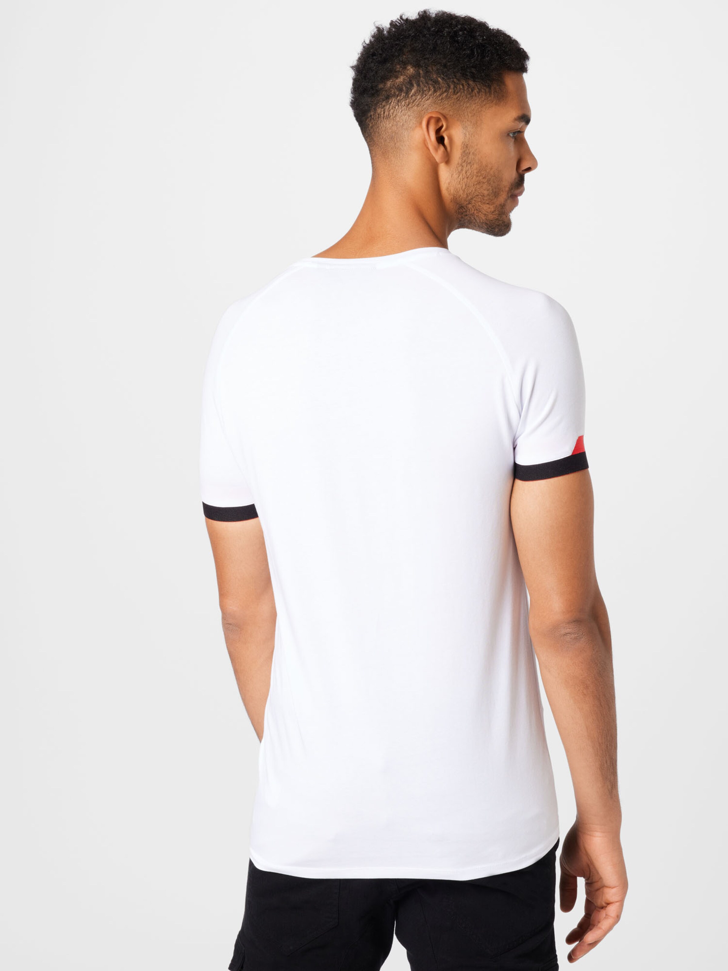 Männer Shirts SikSilk T-Shirt in Weiß - XG60590