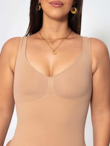 SASSYCLASSY Shaping Bodysuit in Beige