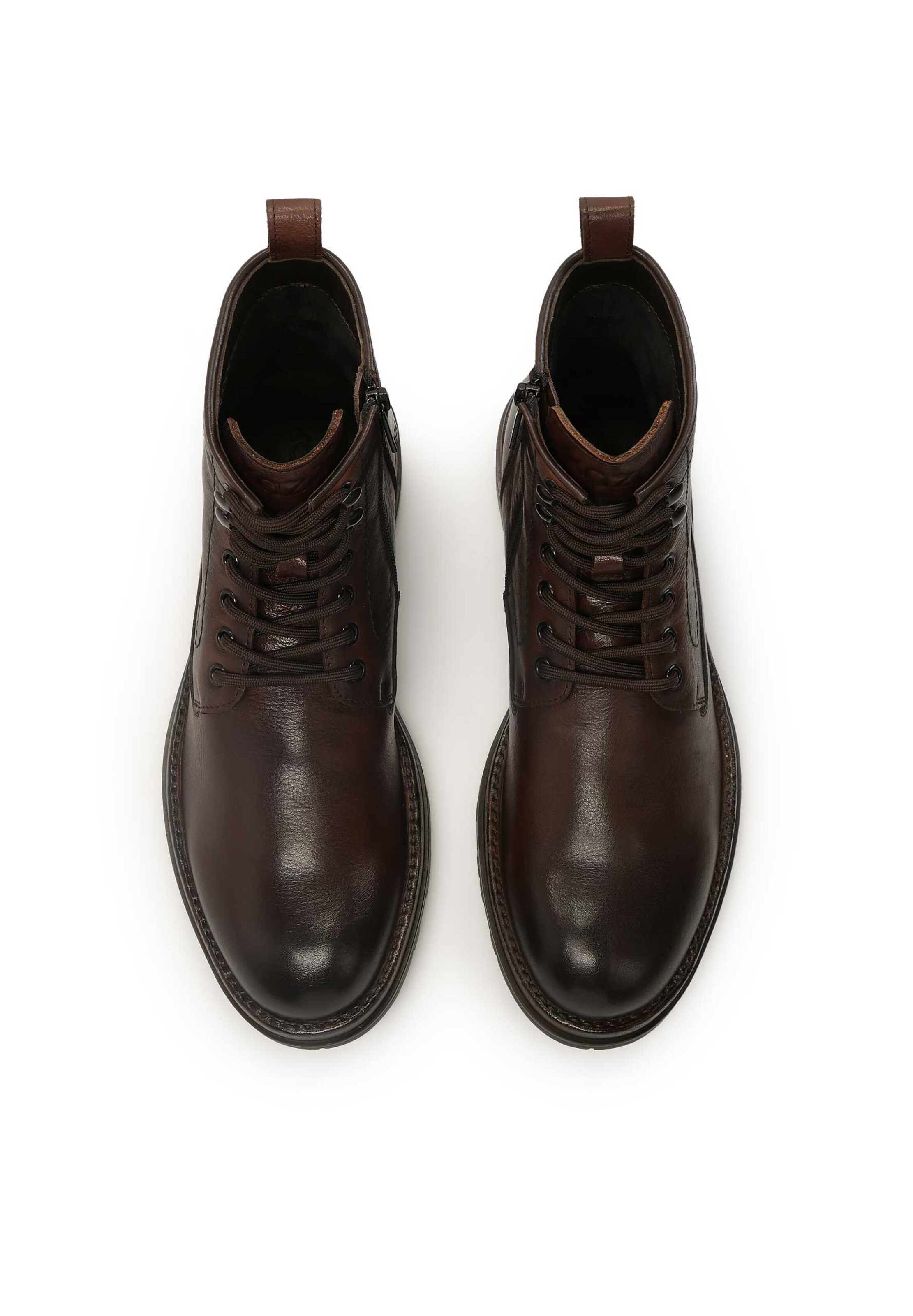 Bottines à lacets Kazar en marron