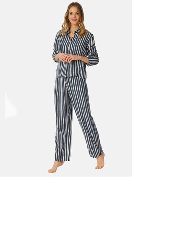 SCHIESSER Pyjama ' Selected Premium ' in Grau: Vorderseite