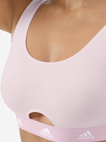 Bustier Soutien-gorge ' SCOOP BRALETTE ' ADIDAS SPORTSWEAR en rose