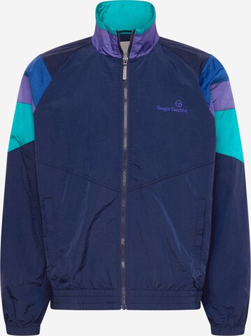 Sergio Tacchini Sportjas 'MACAO' in Blauw: voorkant