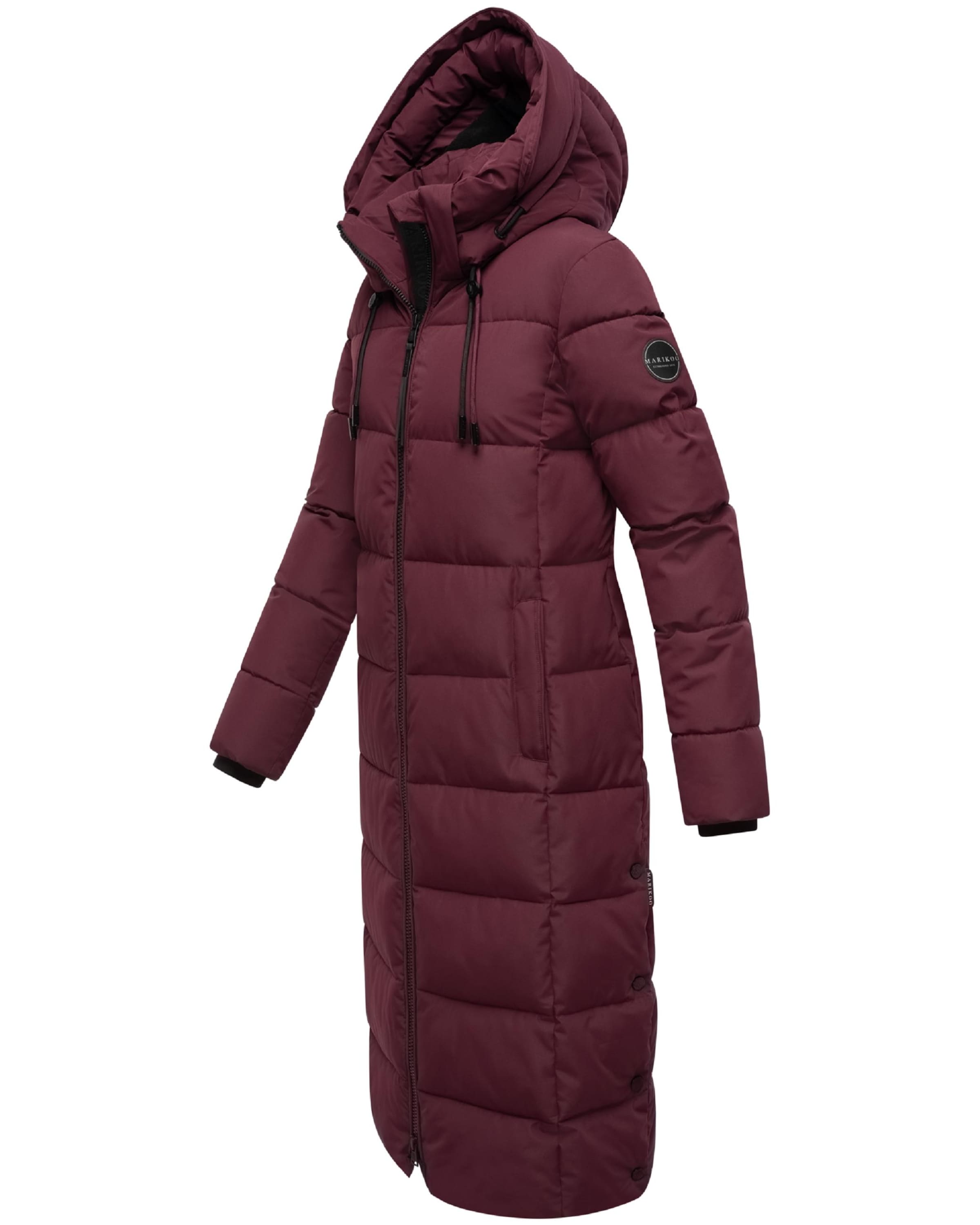 MARIKOO Winter Coat 'Nadeshikoo XVI' in Red
