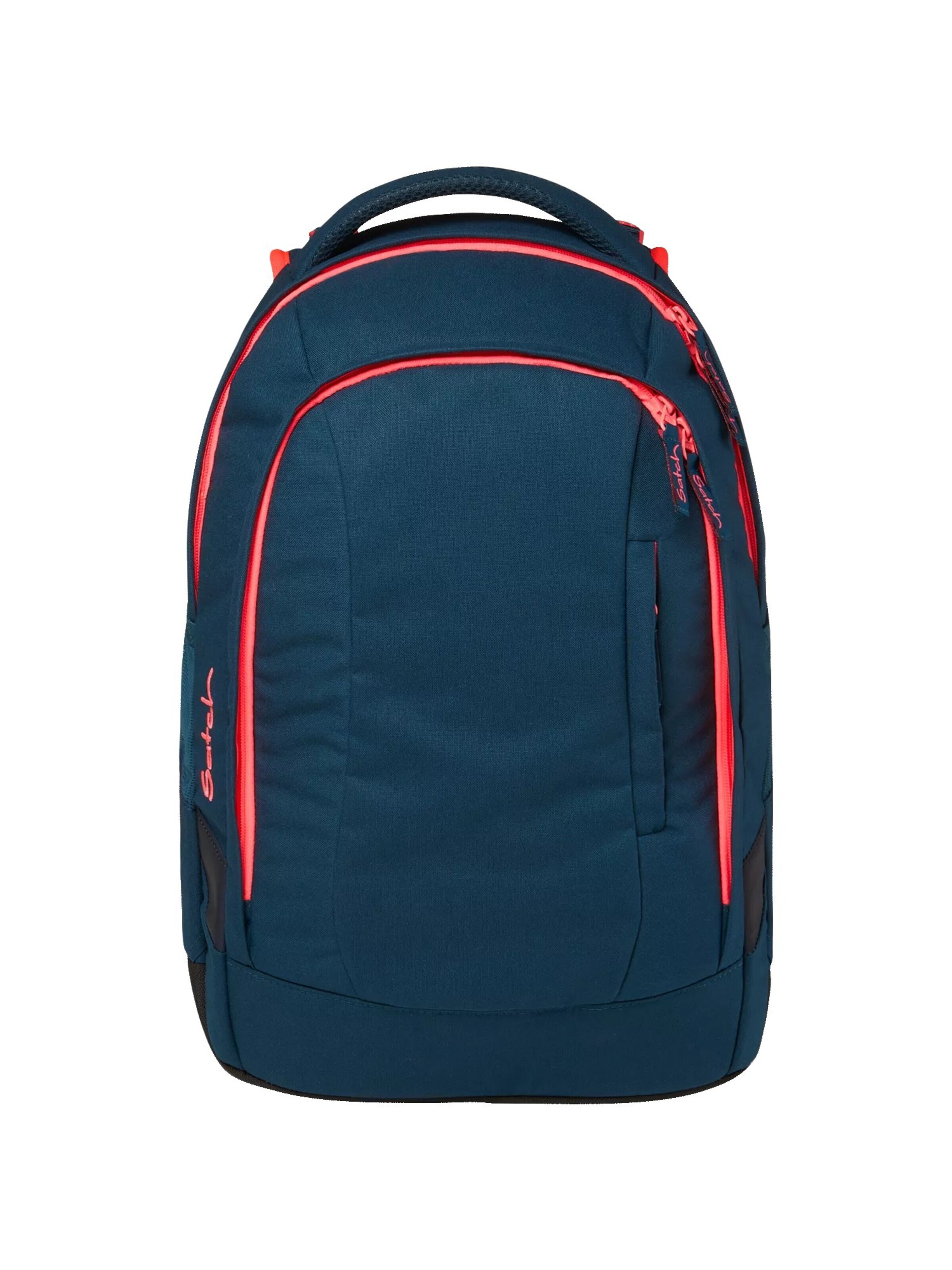 Satch Rucksack 'Schulrucksack Sleek Schulrucksack'‌‌‌ in Grün: Vorderseite