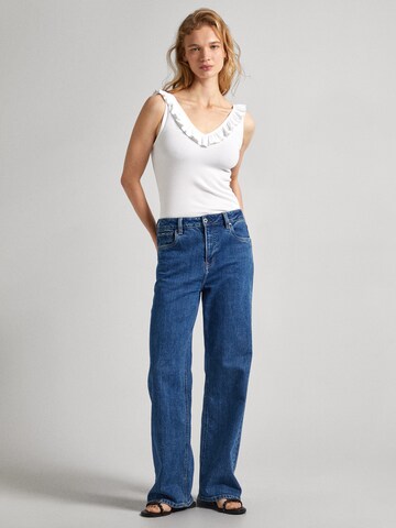 Pepe Jeans Top 'Leire' in Weiß