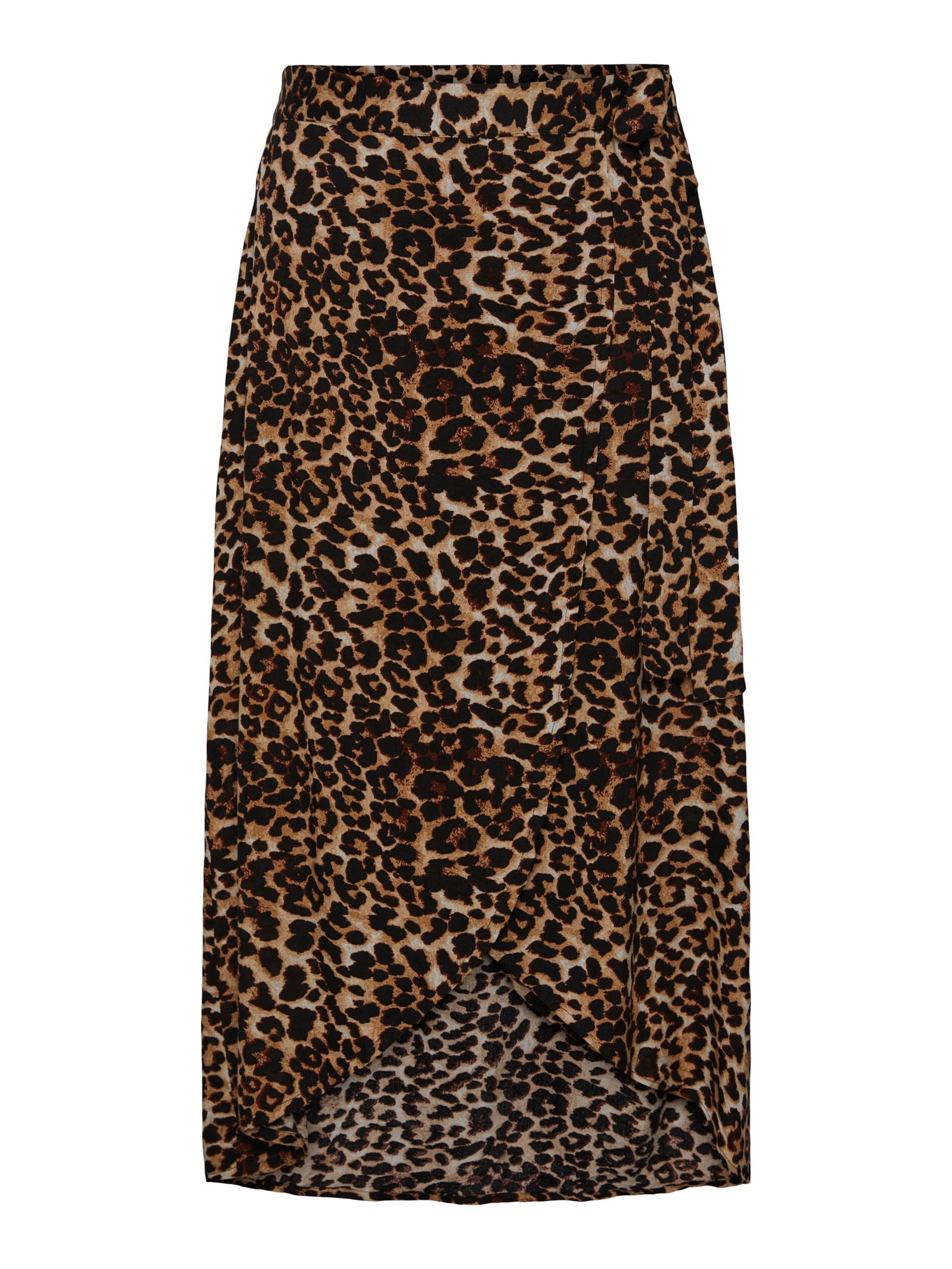 Jupe 'Tala' PIECES en marron : devant