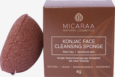 MICARAA Naturkosmetik Gesichtsreinigungsschwamm mit Tonerde in braun, Produktansicht