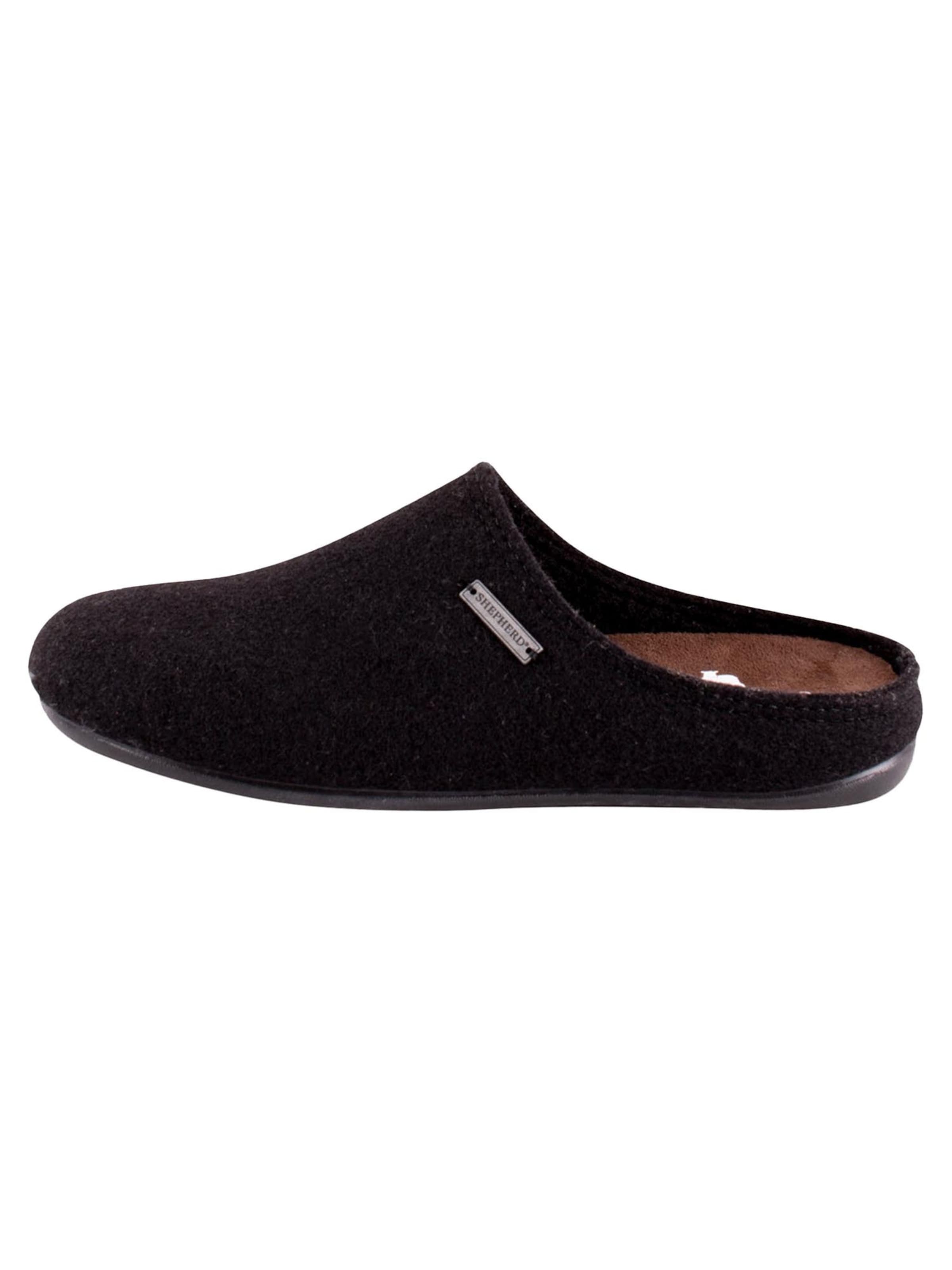 SHEPHERD Slippers 'Cilla' in Black: front