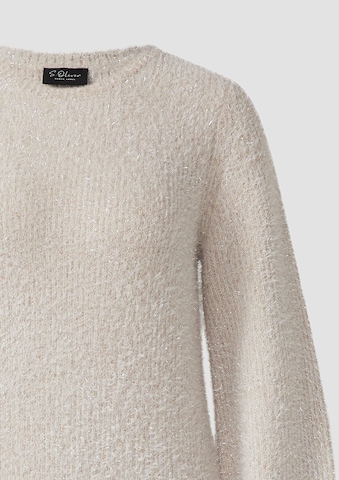 s.Oliver Strickkleid in Beige