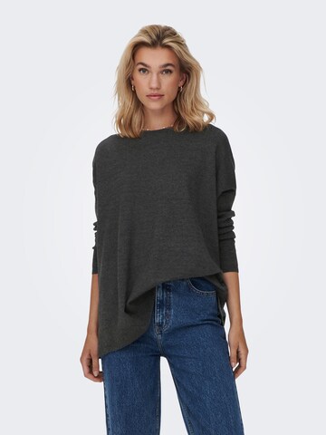 Pull-over 'Ibi' ONLY en gris : devant