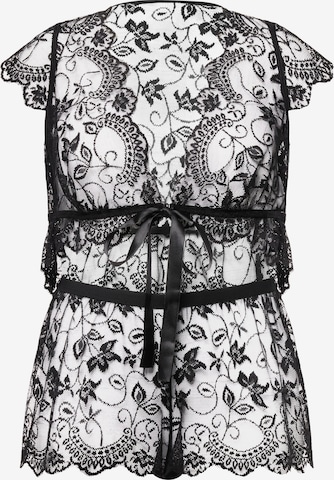 Ulla Popken Pajama in Black: front