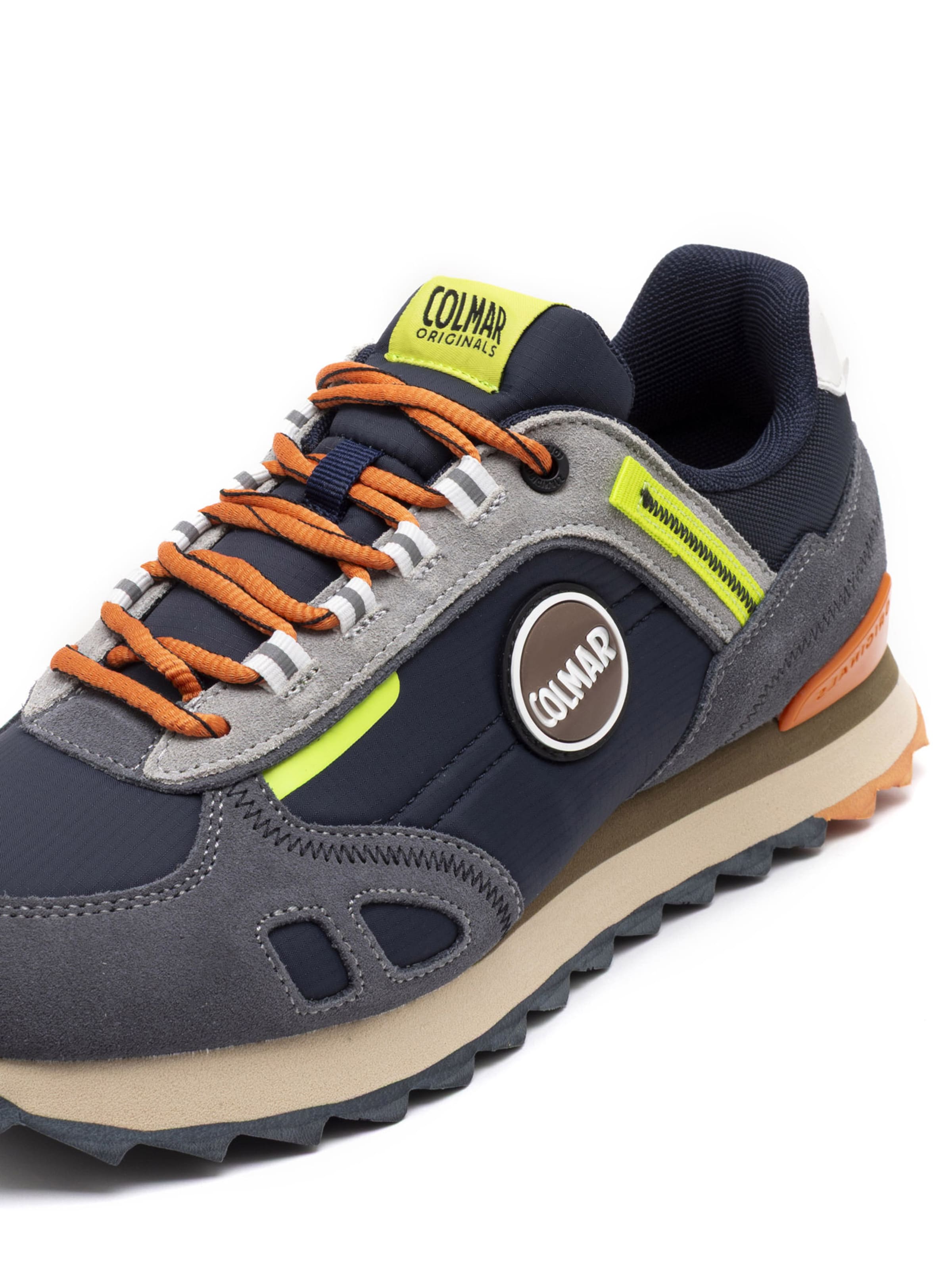 Baskets basses ' TRAVIS' Colmar en bleu : devant