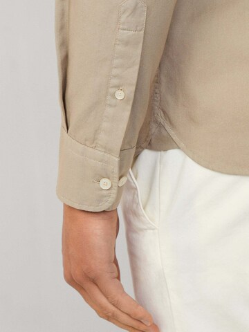 Hackett London Regular fit Overhemd ' Ess ' in Beige