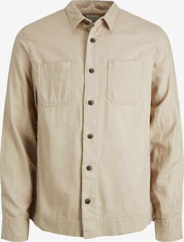 Fit confort Chemise 'Logan' JACK & JONES en beige : devant