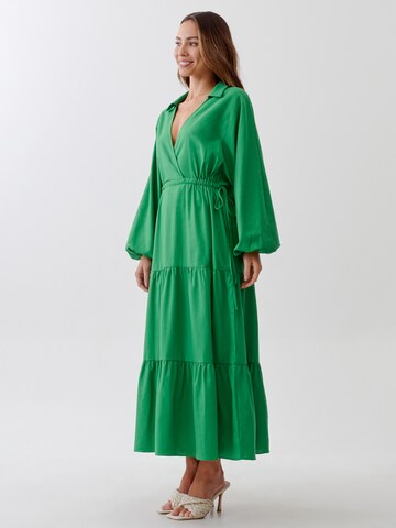 Tussah Dress 'NINAH' in Green