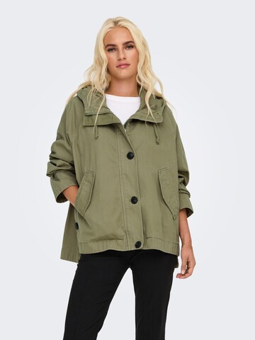 ONLY Jacke 'ONLALASKA' in Grün: Vorderseite