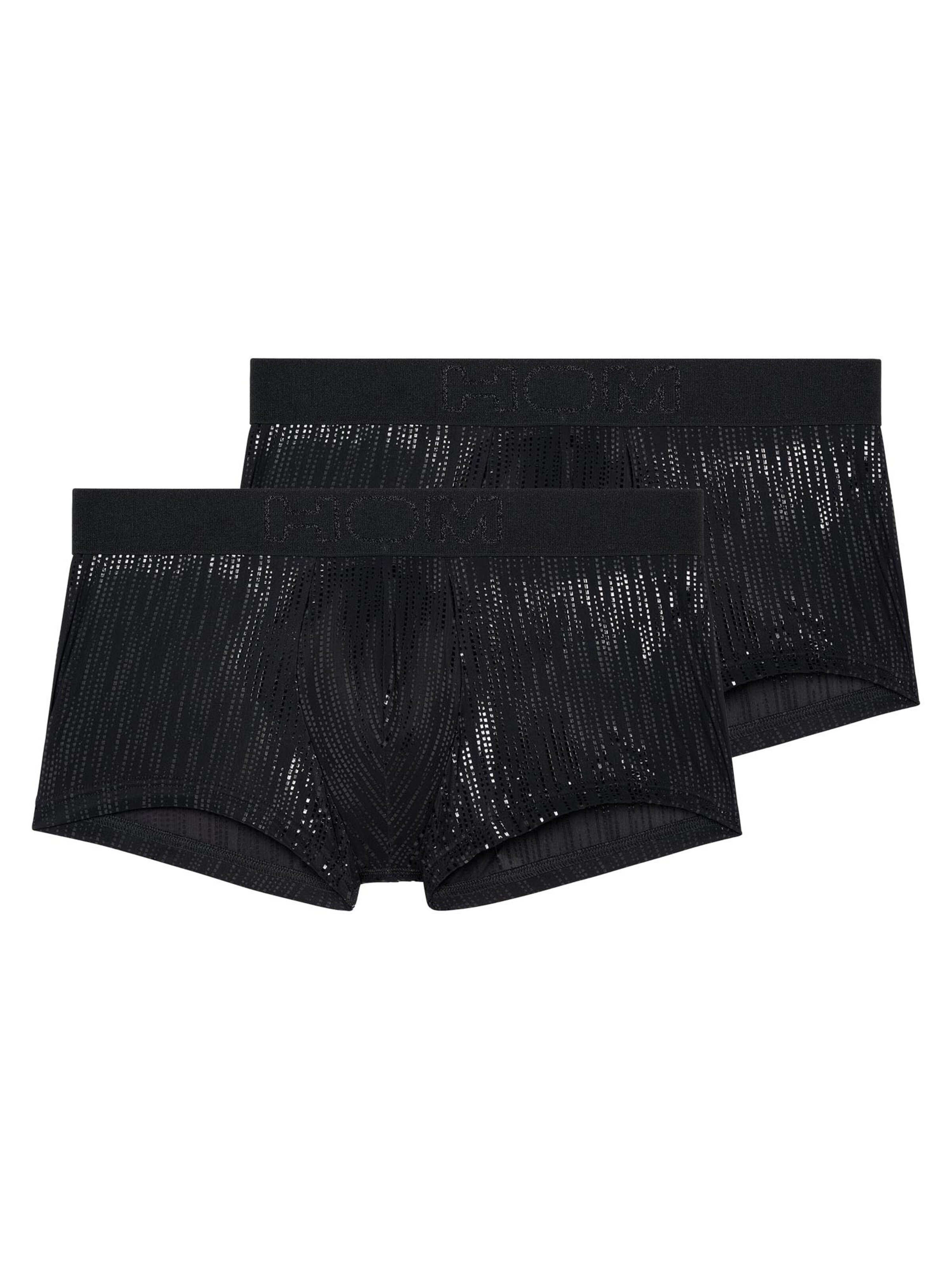 HOM Boxer shorts 'Strip' in Black: front