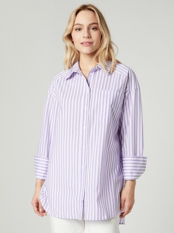 Guido Maria Kretschmer Women Blouse 'Emmy' in Purple: front