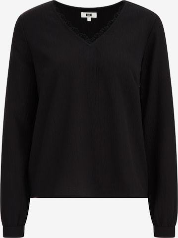 WE Fashion Blouse in Black: front