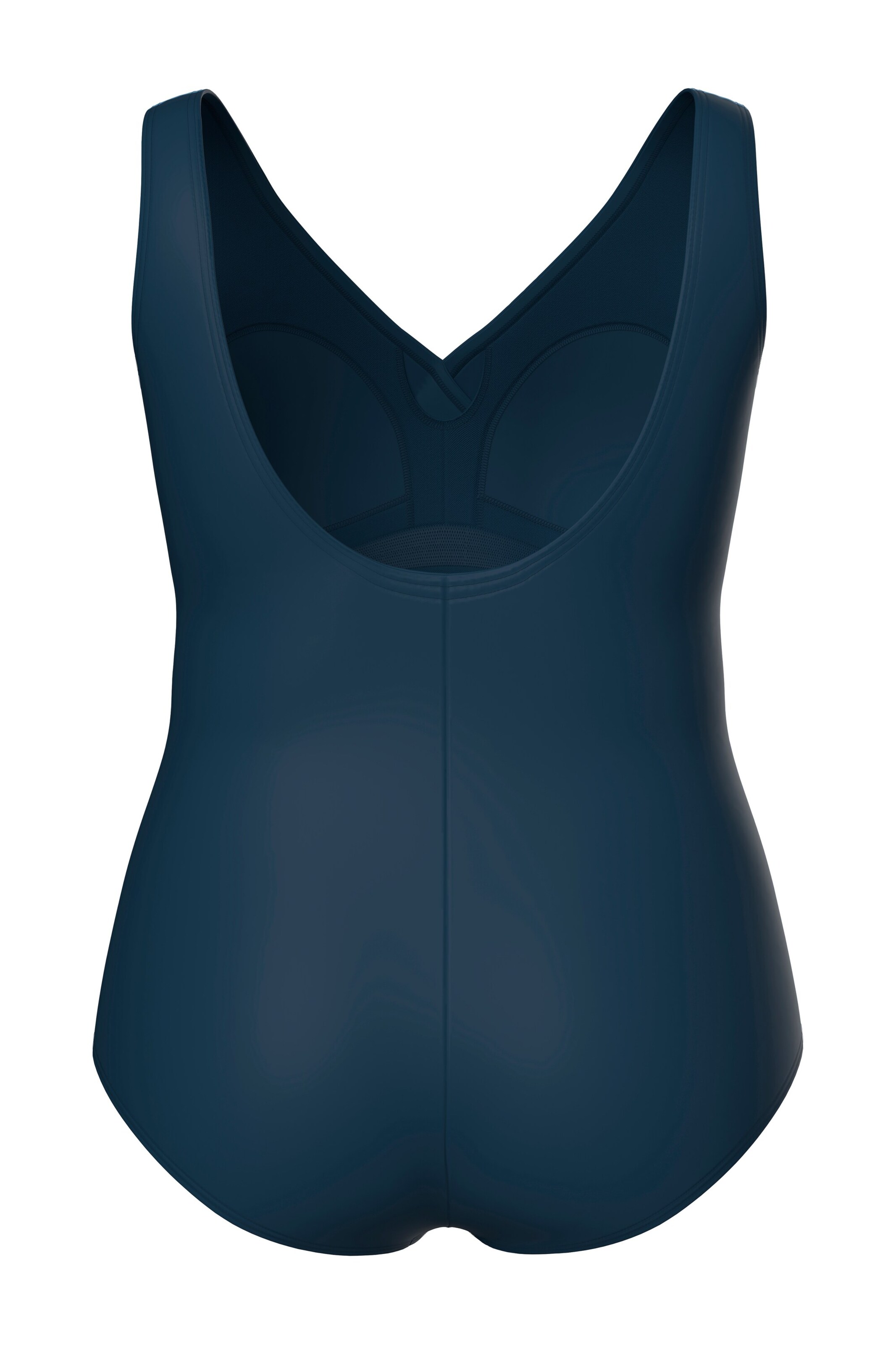 Ulla Popken Bralette Swimsuit in Blue