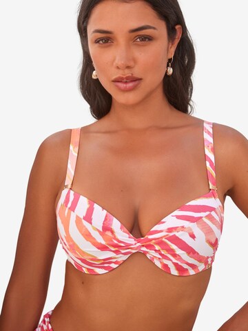 T-shirt Top per bikini di Next in rosa: frontale