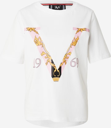 19V69 ITALIA Shirt in Wit: voorkant