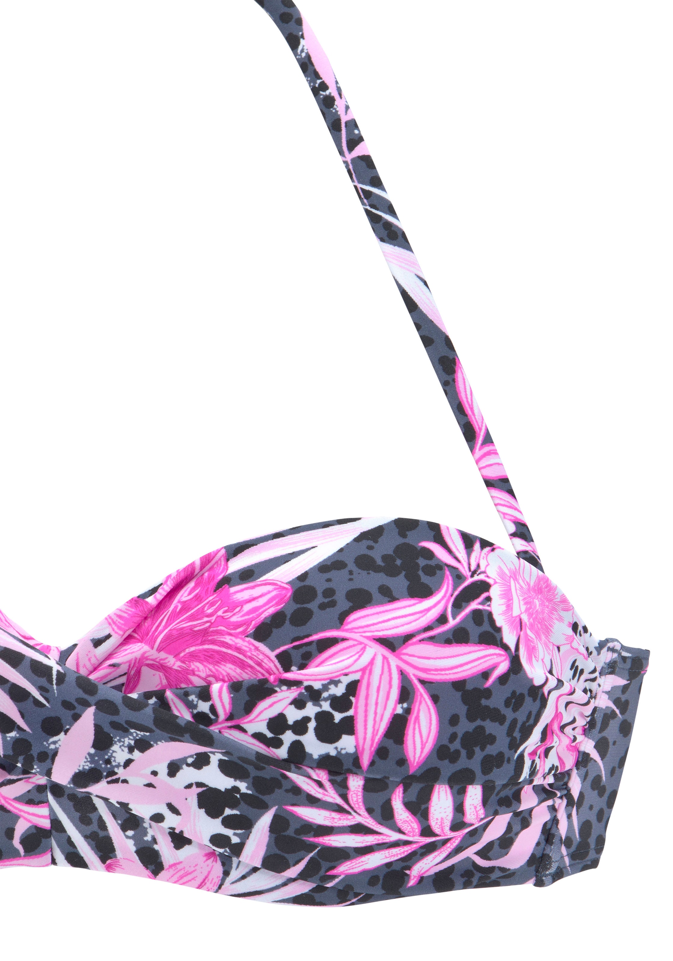 Bandeau Bikini BUFFALO en mélange de couleurs