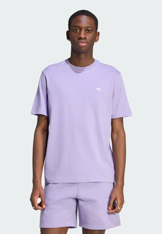 ADIDAS ORIGINALS Shirt 'Trefoil Essentials' in Lila: voorkant