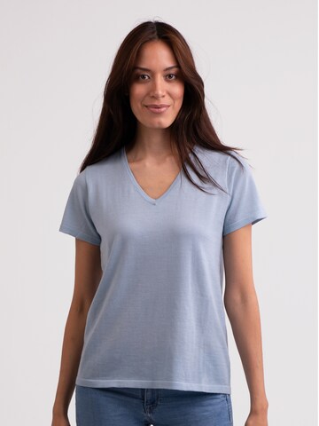 Maglietta di CASH-MERE.CH in blu: frontale