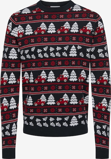Megztinis 'ONSXmas' iš Only & Sons, spalva – nakties mėlyna / karmino raudona / balta, Prekių apžvalga