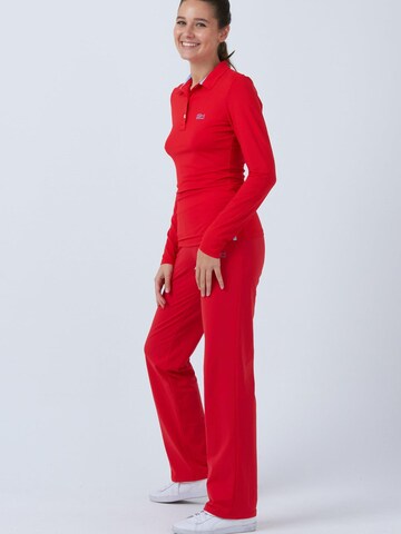 SPORTKIND Performance shirt 'Poloshirt Langarm' in Red