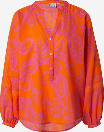 Camicia da donna di Emily Van Den Bergh in arancione: frontale