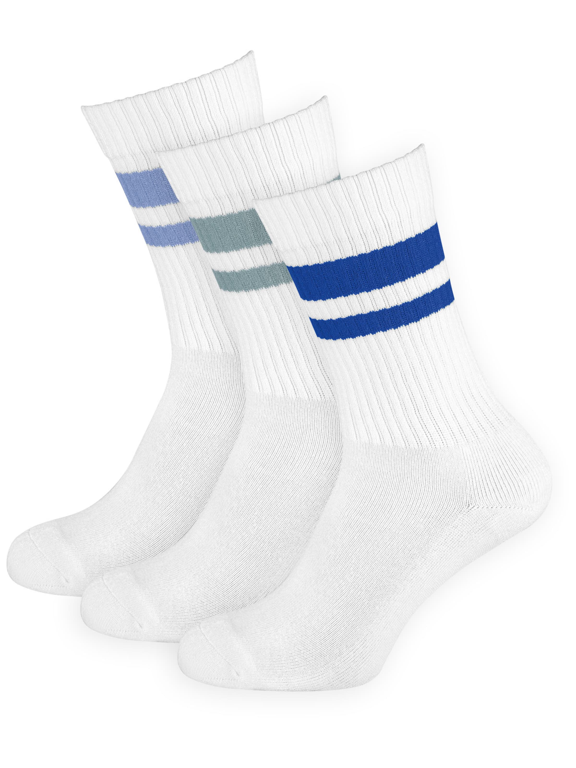 Chaussettes ' Sport ' Nur Die en blanc : devant
