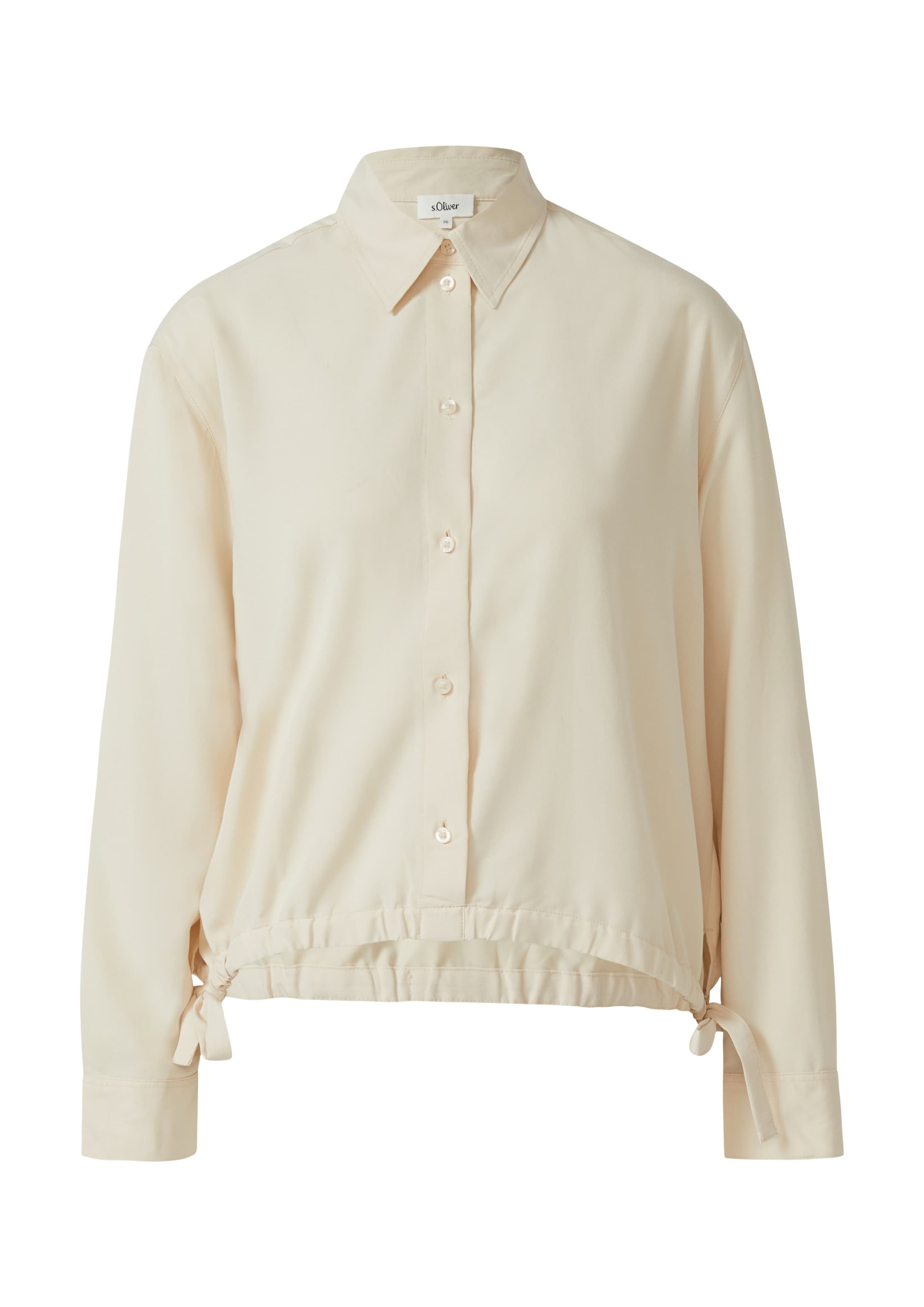 s.Oliver Blouse in Beige: voorkant