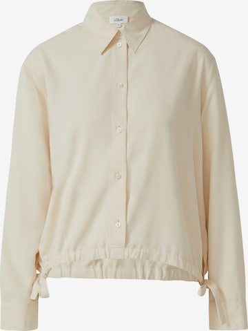 s.Oliver Blouse in Beige: voorkant