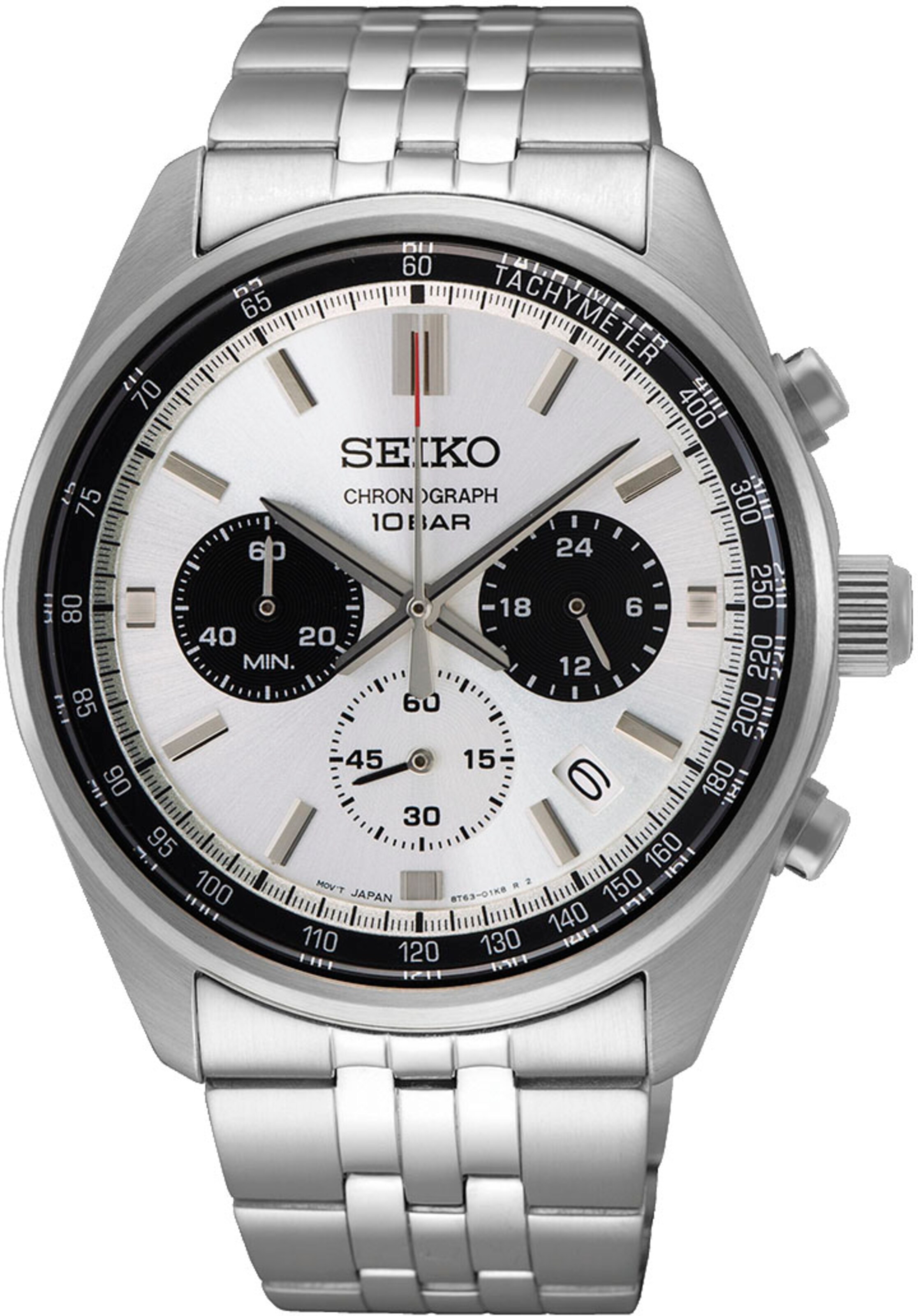 SEIKO Analog Watch in Silver: front